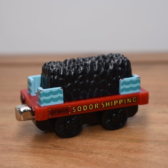 Sea Cargo Car Sodor Shipping 2008 Learning Curve Push Along Thomas Friends Train - Picture 1 of 5